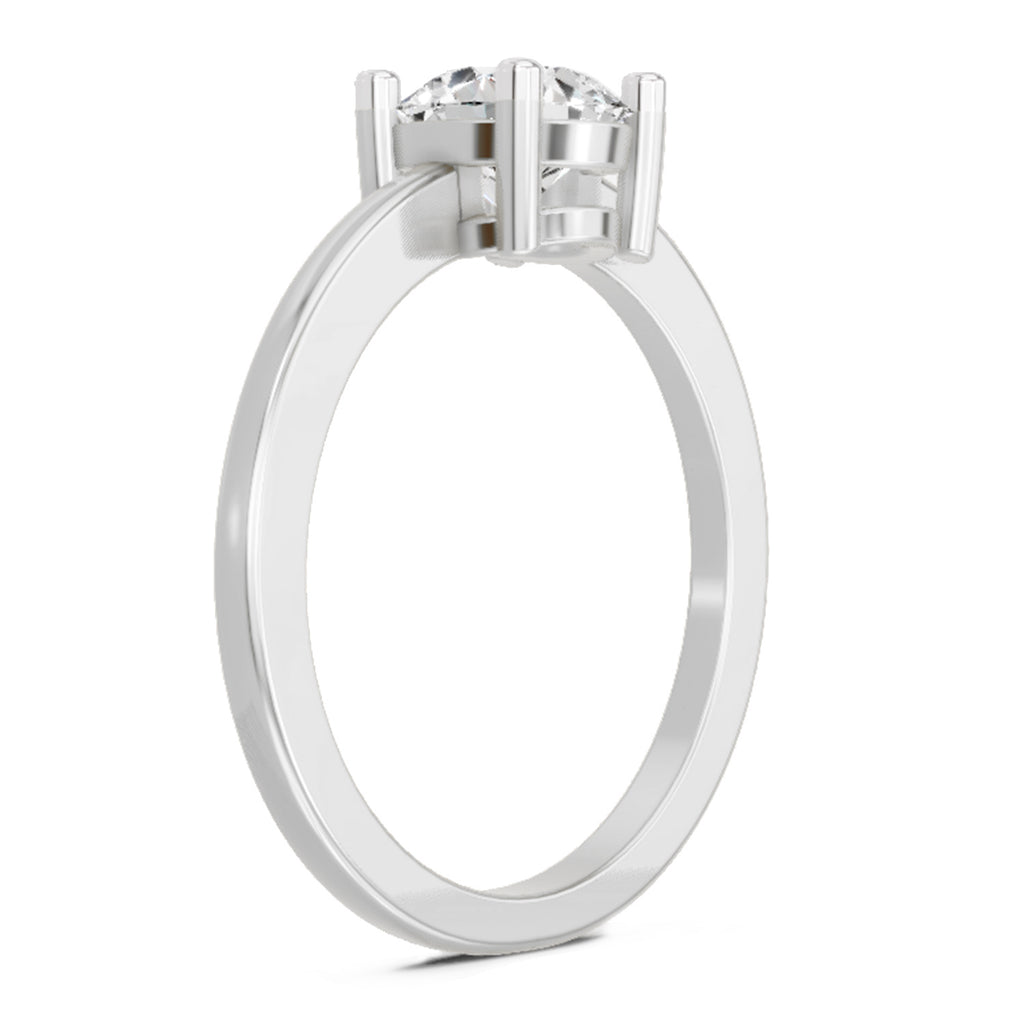1 Carat Round Solitaire Ring FG VS Diamond