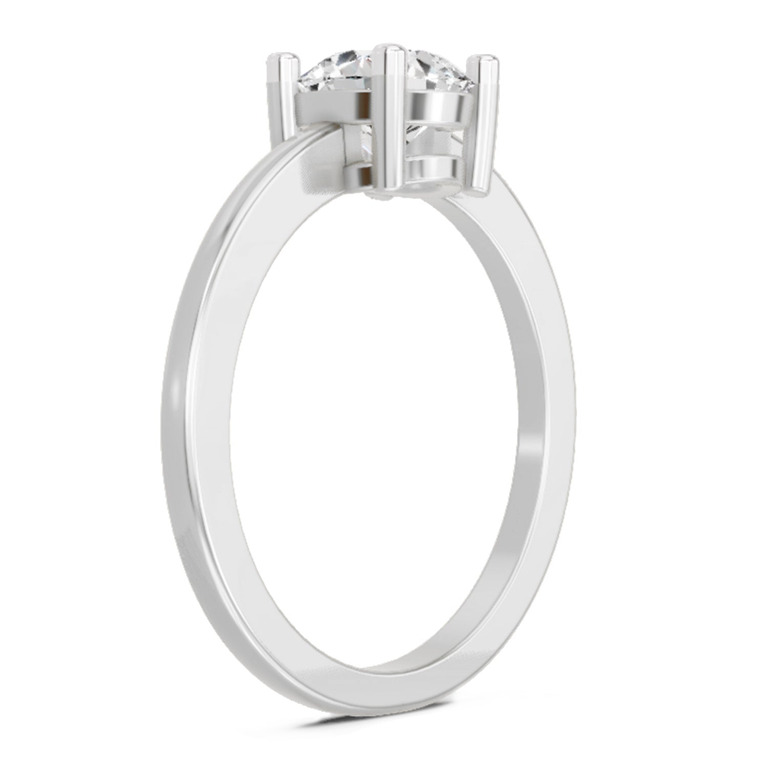 1 Carat Round Solitaire Ring FG VS Diamond