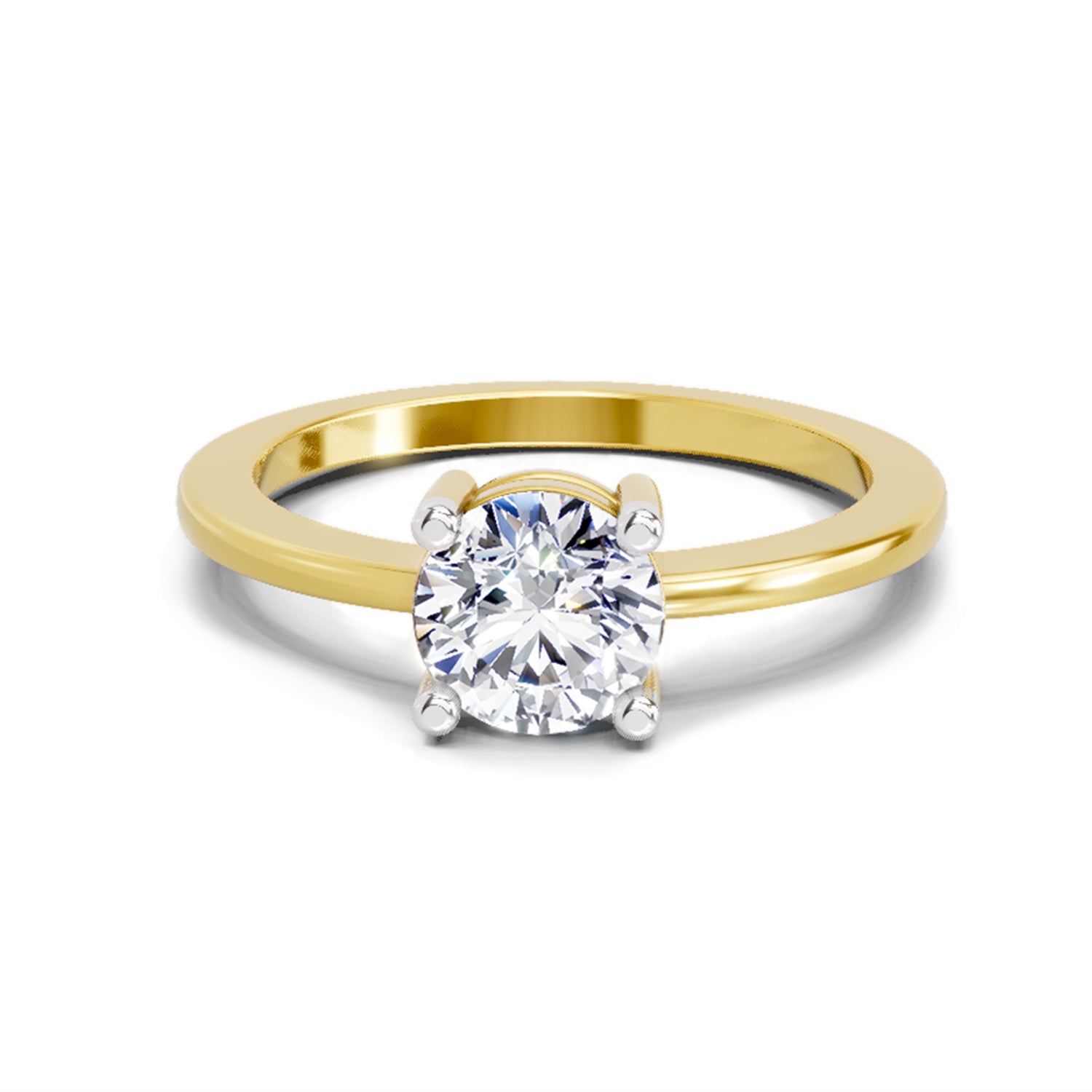 1 Carat Round Solitaire Ring FG VS Diamond