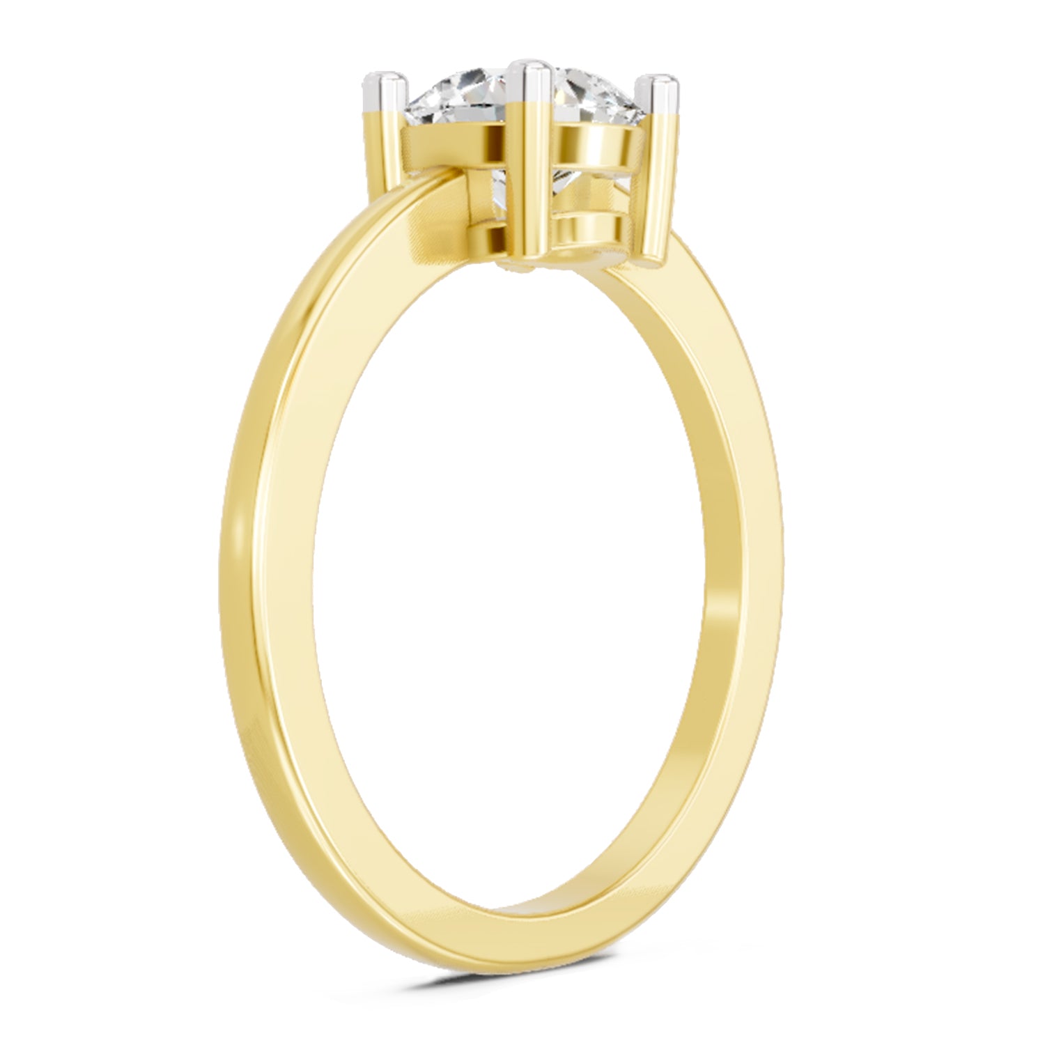 1 Carat Round Solitaire Ring FG VS Diamond