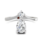 1.03 Carat Pear Ring FG VS Diamond