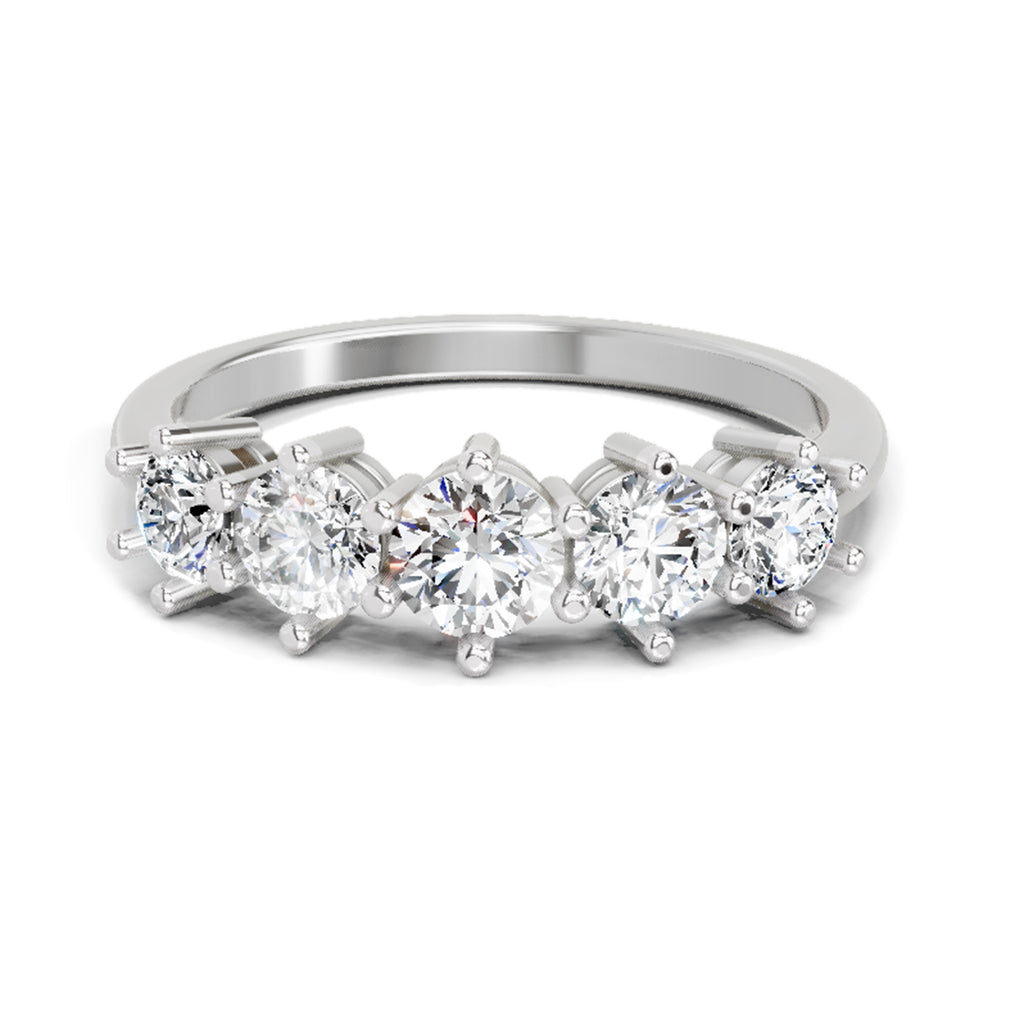 1.04 Carat Round Ring FG VS Diamond