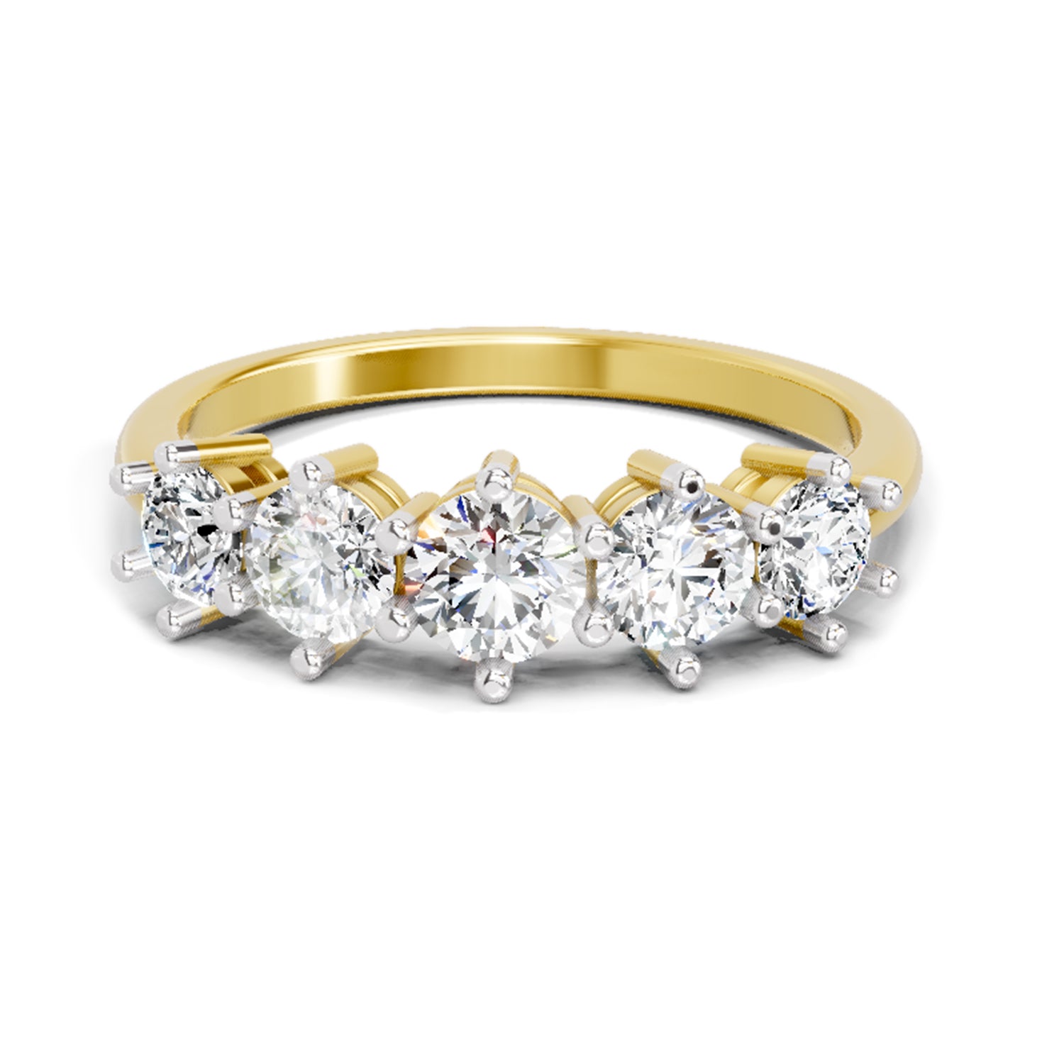 1.04 Carat Round Ring FG VS Diamond