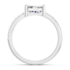 1.18 Carat Emerald Ring FG VS Diamond