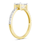 1.18 Carat Emerald Ring FG VS Diamond