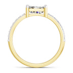 1.18 Carat Emerald Ring FG VS Diamond