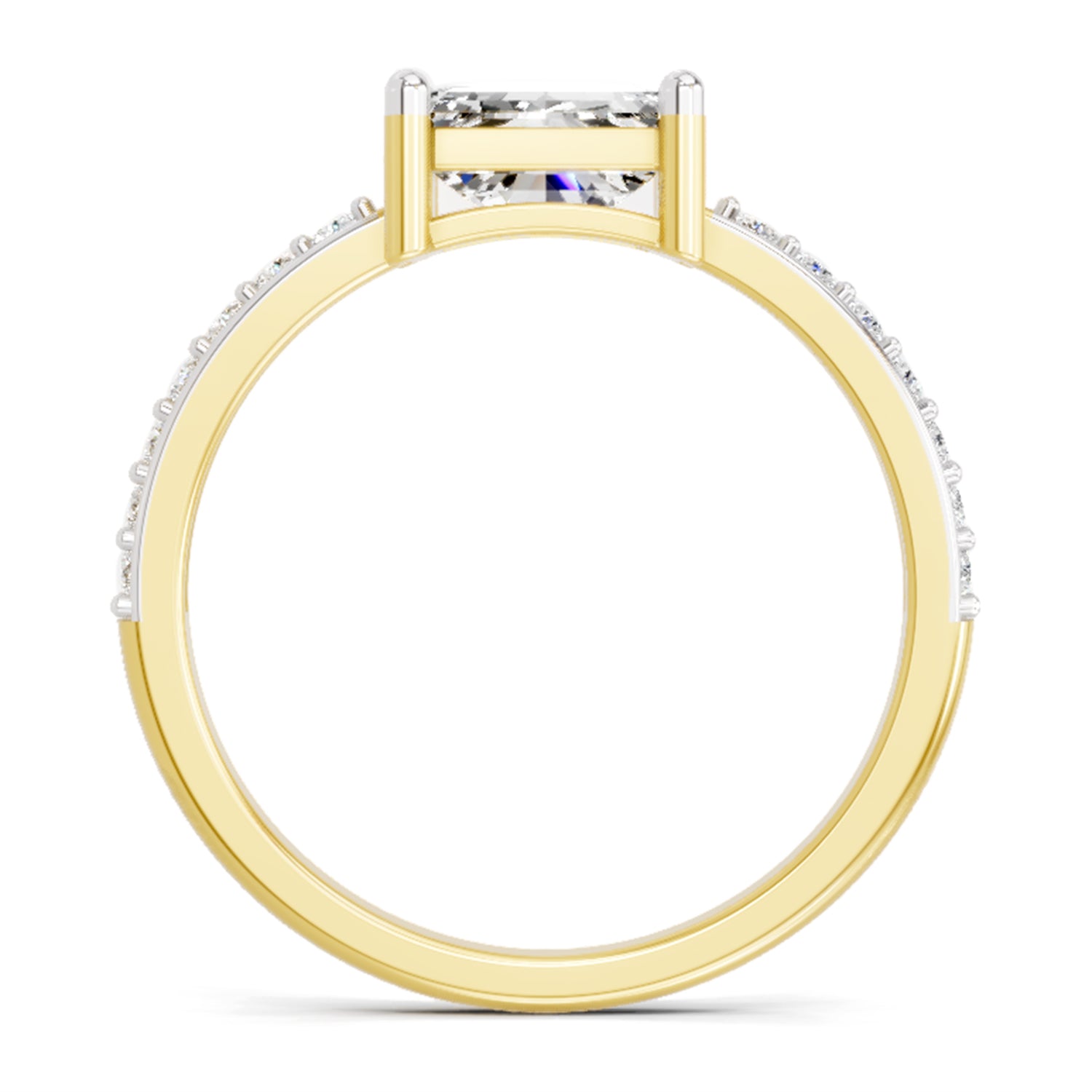 1.18 Carat Emerald Ring FG VS Diamond