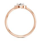 Ring 0.70 Carat Cushion Shape Centre Diamond Halo Ring