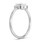 Ring 0.70 Carat Cushion Shape Centre Diamond Halo Ring