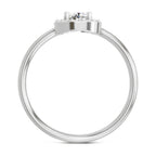 Ring 0.70 Carat Cushion Shape Centre Diamond Halo Ring
