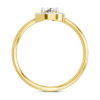Ring 0.70 Carat Cushion Shape Centre Diamond Halo Ring