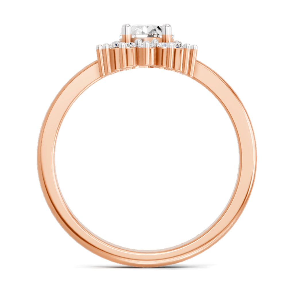 0.97 Carat Oval Ring FG VS Diamond