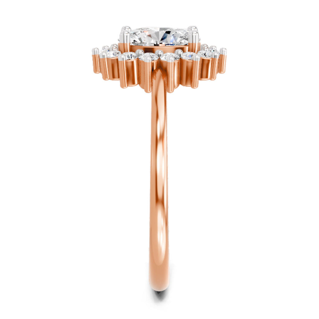 0.97 Carat Oval Ring FG VS Diamond
