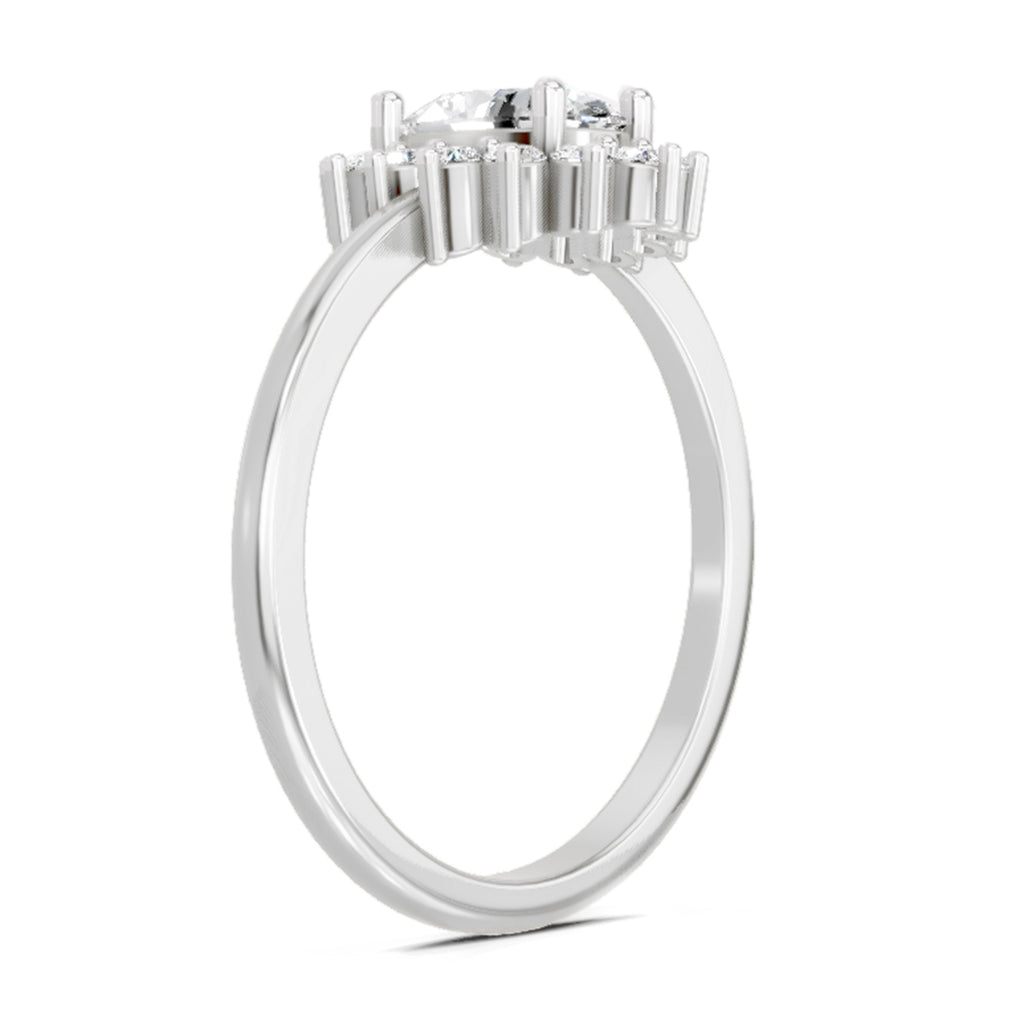 0.97 Carat Oval Ring FG VS Diamond