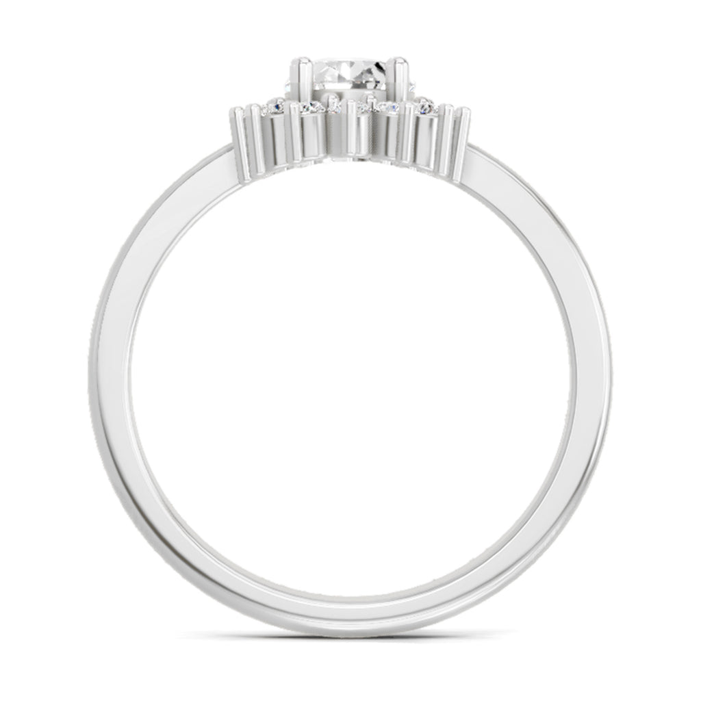 0.97 Carat Oval Ring FG VS Diamond