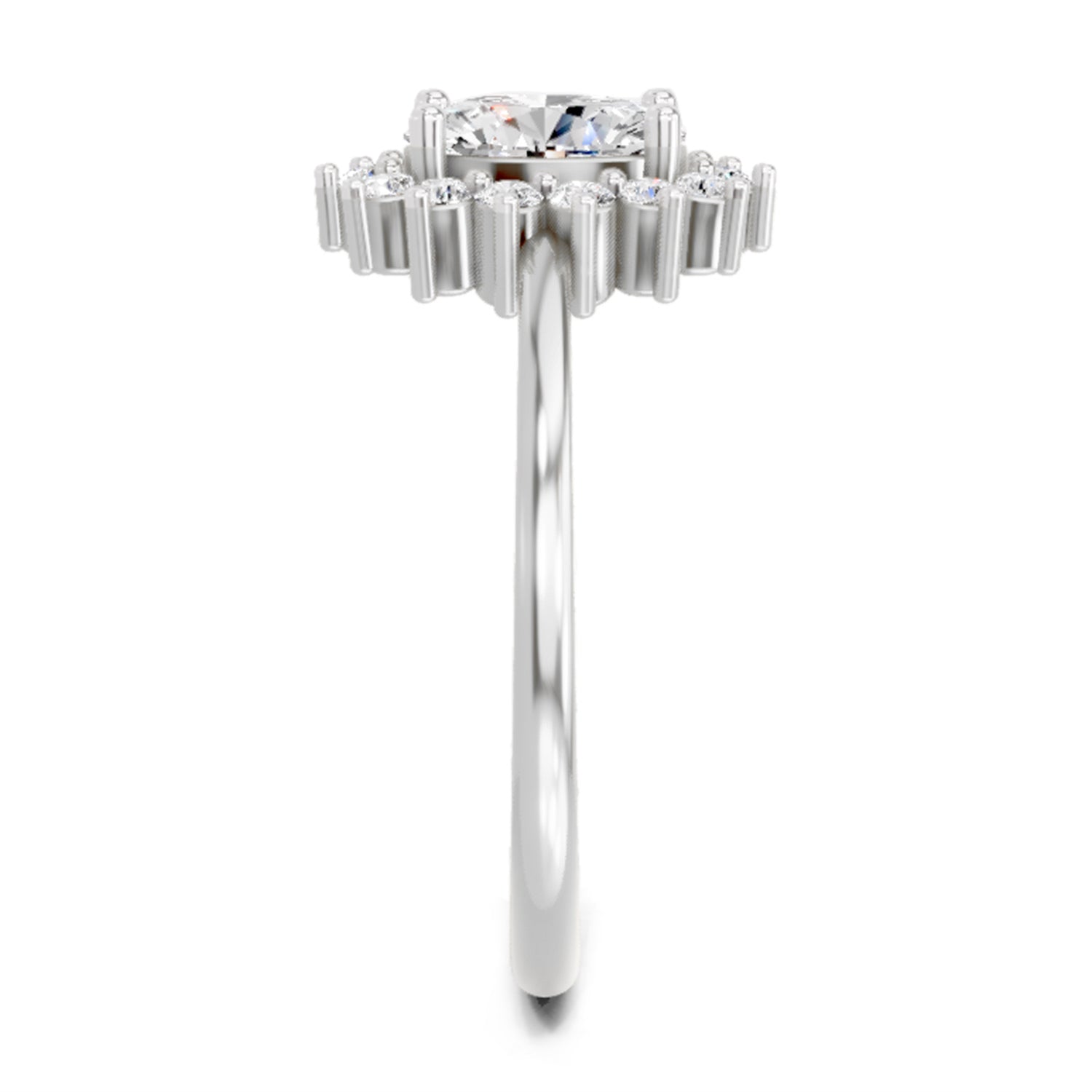 0.97 Carat Oval Ring FG VS Diamond