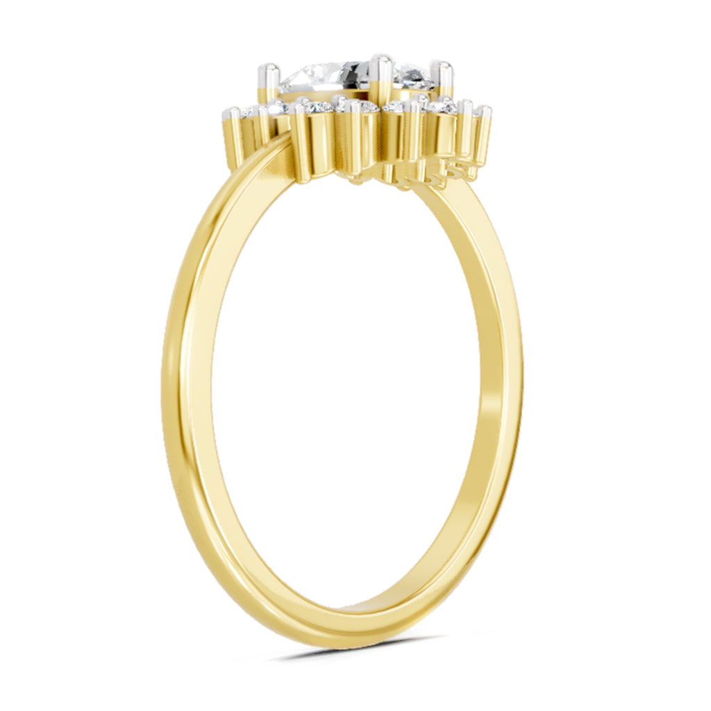 0.97 Carat Oval Ring FG VS Diamond