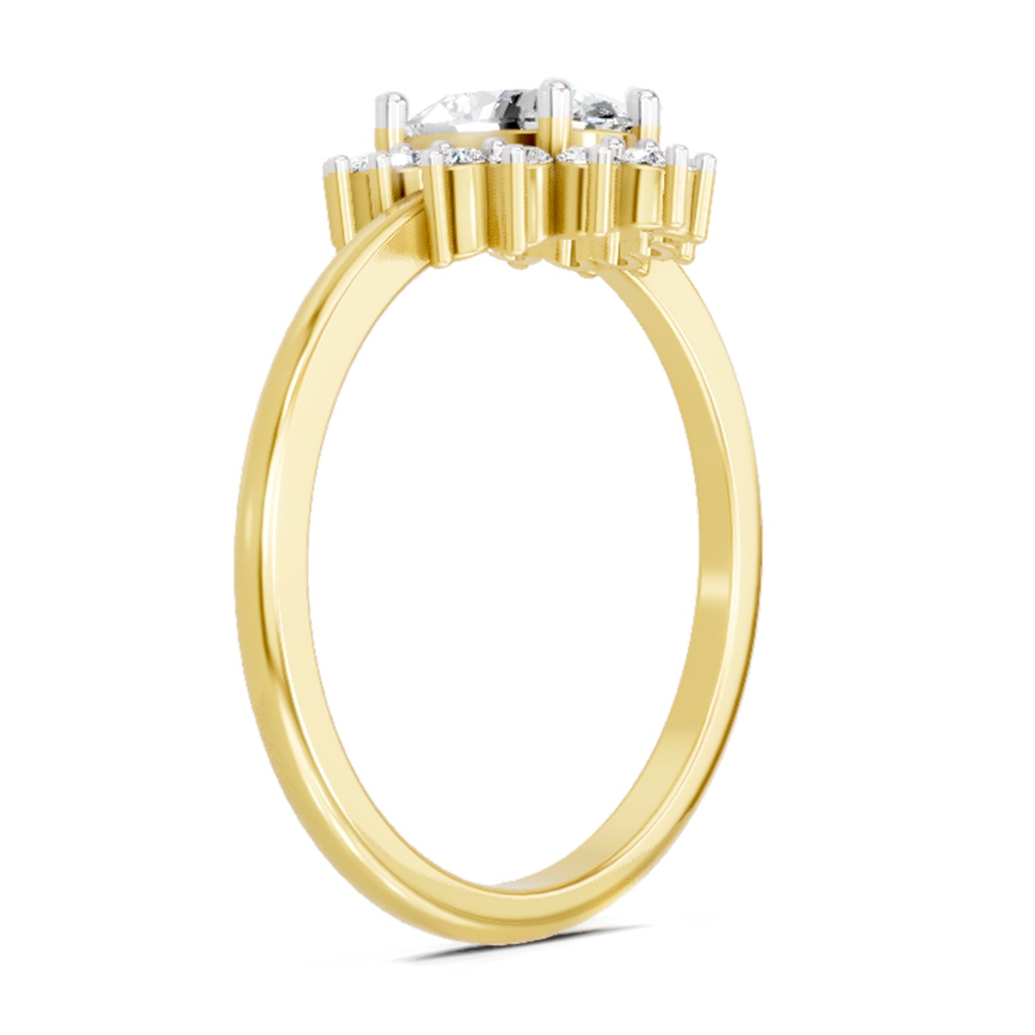 0.97 Carat Oval Ring FG VS Diamond