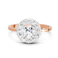 0.97 Carat Oval Ring FG VS Diamond