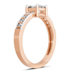 0.94 Carat Princess Solitaire Ring FG VS Diamond