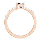 0.94 Carat Princess Solitaire Ring FG VS Diamond