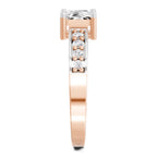 0.94 Carat Princess Solitaire Ring FG VS Diamond
