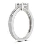 0.94 Carat Princess Solitaire Ring FG VS Diamond