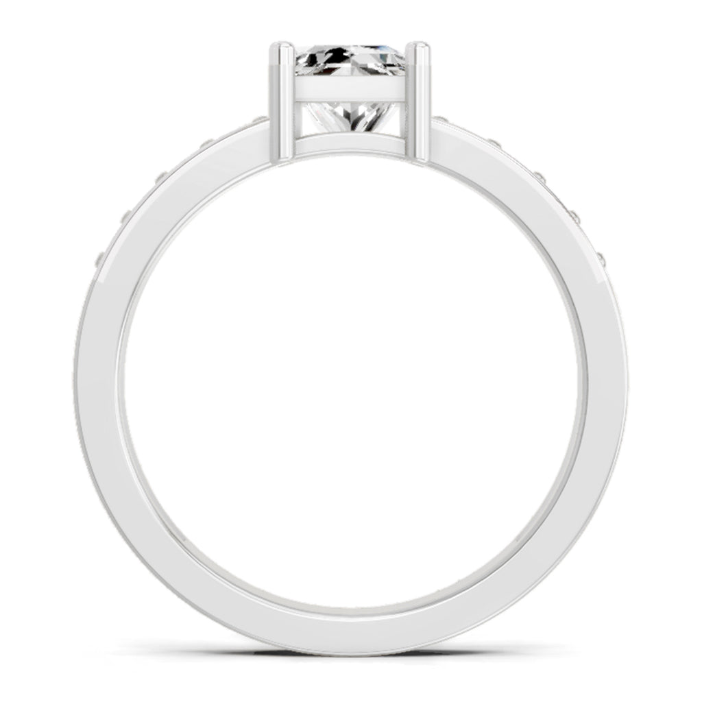0.94 Carat Princess Solitaire Ring FG VS Diamond