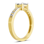 0.94 Carat Princess Solitaire Ring FG VS Diamond