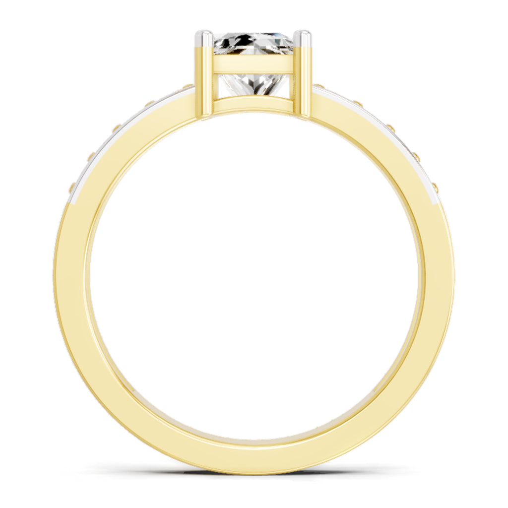 0.94 Carat Princess Solitaire Ring FG VS Diamond