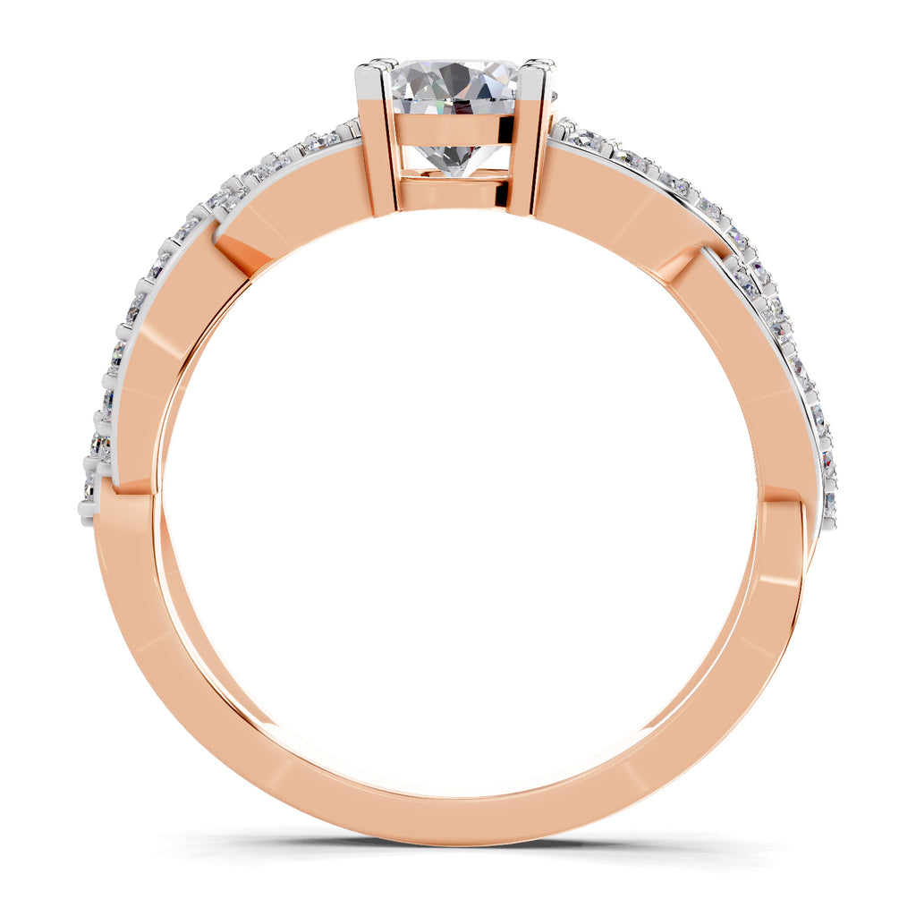 1 Carat infinity Diamond Engagement Ring