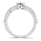 1 Carat infinity Diamond Engagement Ring