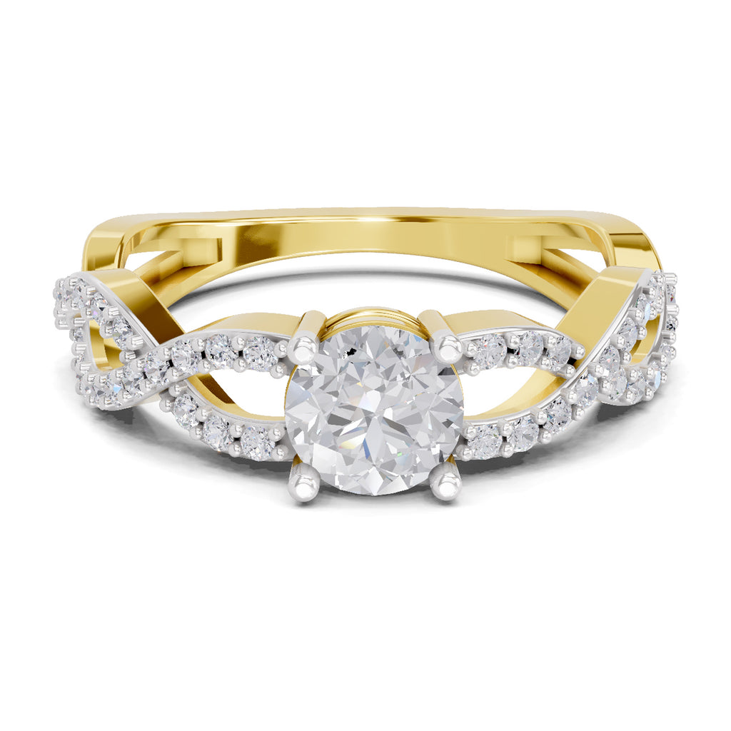 1 Carat infinity Diamond Engagement Ring