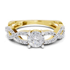 1 Carat infinity Diamond Engagement Ring