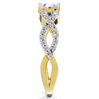 1 Carat infinity Diamond Engagement Ring