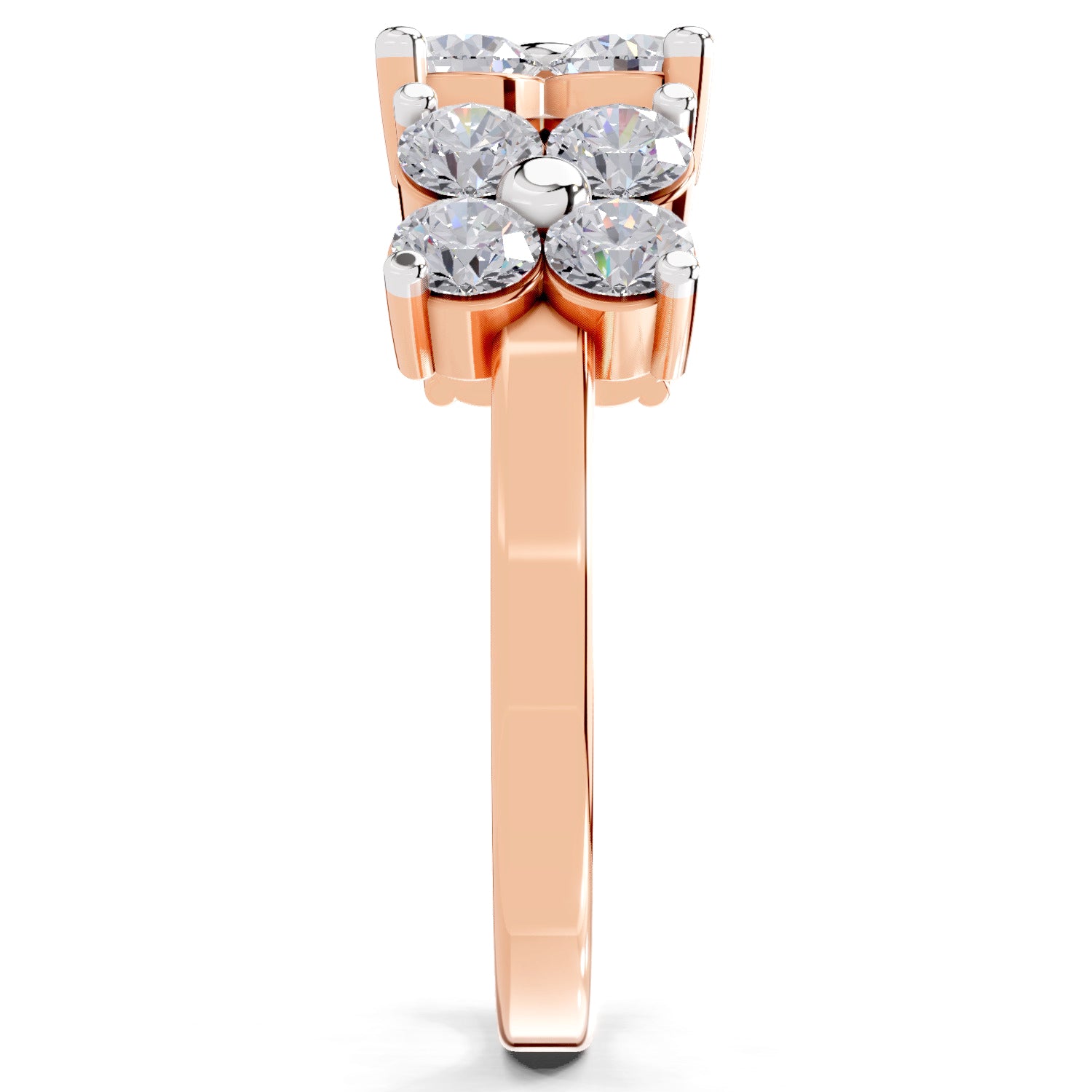1.19 Carat Floral Diamond Ring