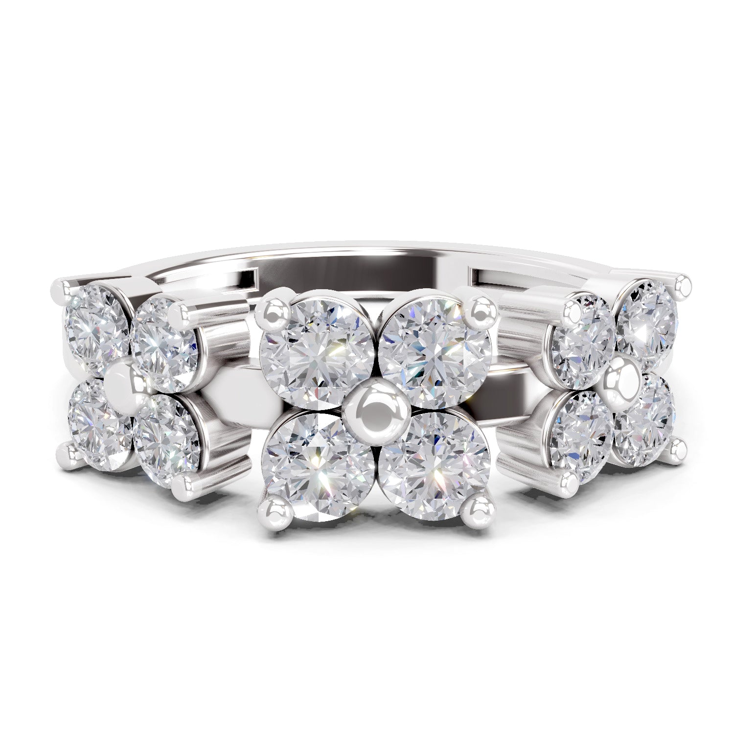1.19 Carat Floral Diamond Ring