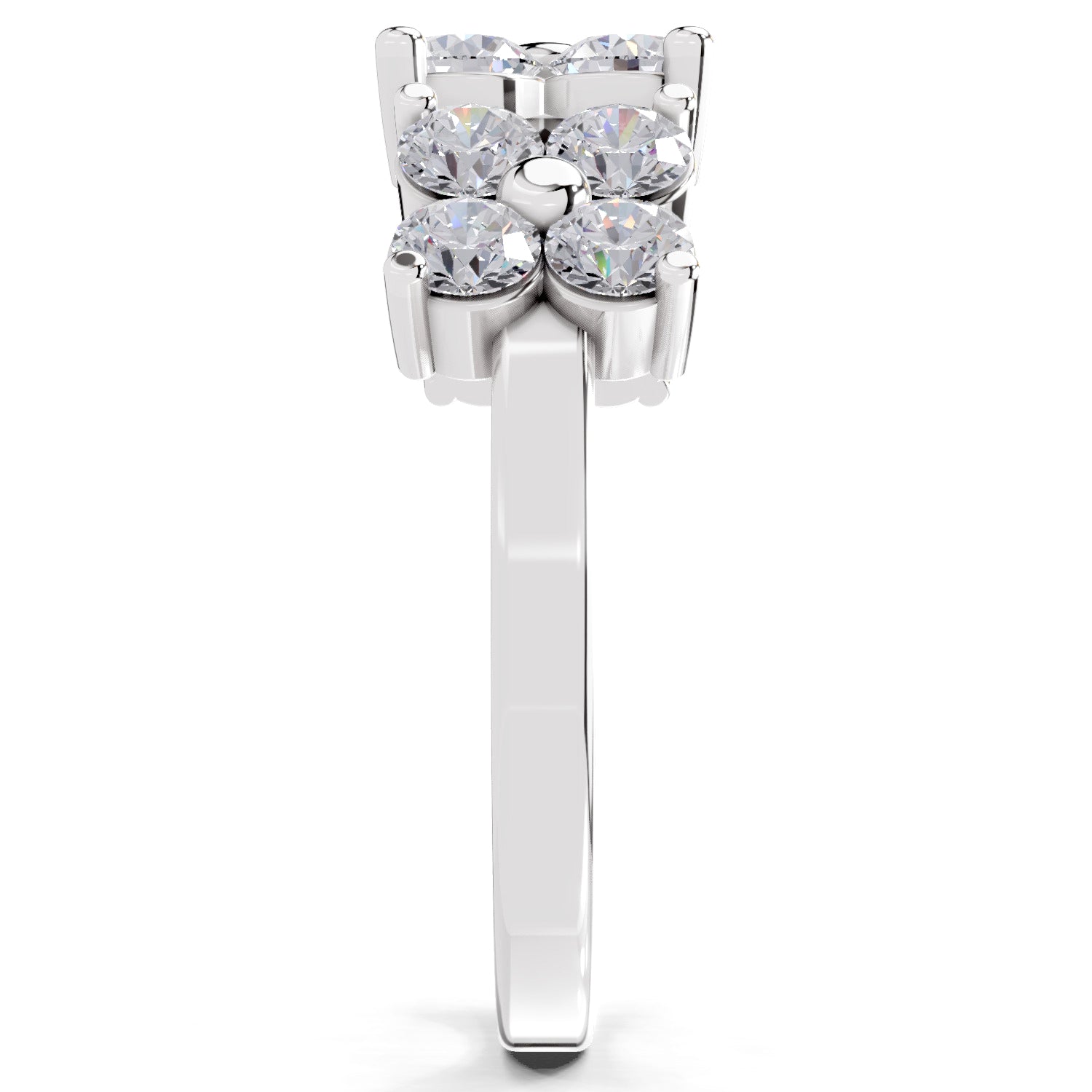 1.19 Carat Floral Diamond Ring