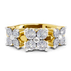 1.19 Carat Floral Diamond Ring