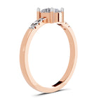 0.70 Carat Oval Shape Solitaire Diamond Ring
