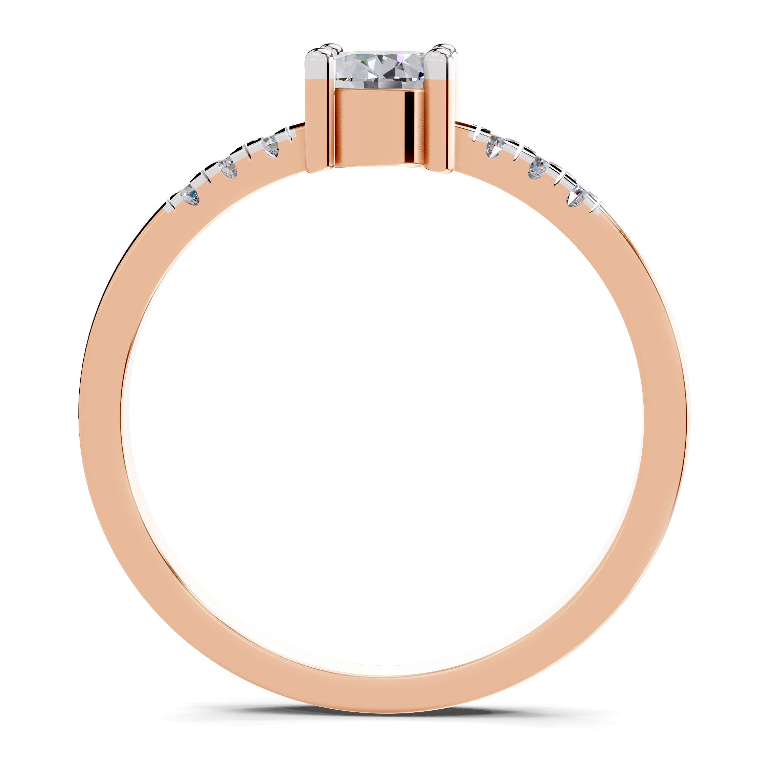 0.70 Carat Oval Shape Solitaire Diamond Ring