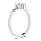0.70 Carat Oval Shape Solitaire Diamond Ring