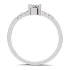 0.70 Carat Oval Shape Solitaire Diamond Ring