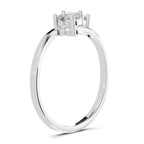 0.70 Carat Heart Shape Toi et Moi Diamond Ring