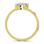 0.70 Carat Heart Shape Toi et Moi Diamond Ring