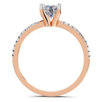 0.82 Carat Round Solitaire Diamond Ring
