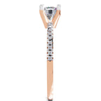 0.82 Carat Round Solitaire Diamond Ring