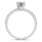 0.82 Carat Round Solitaire Diamond Ring