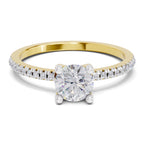 0.82 Carat Round Solitaire Diamond Ring