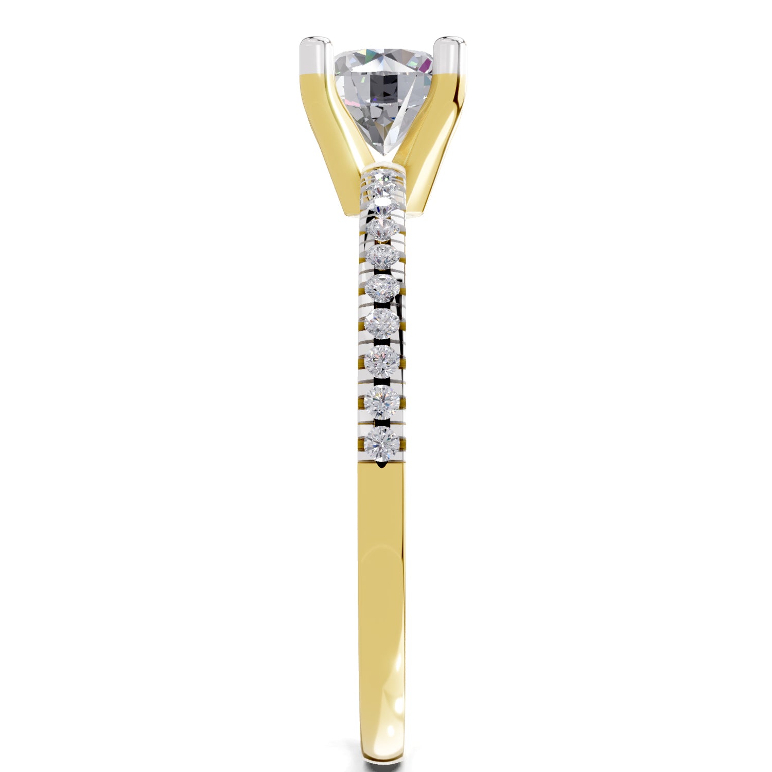 0.82 Carat Round Solitaire Diamond Ring